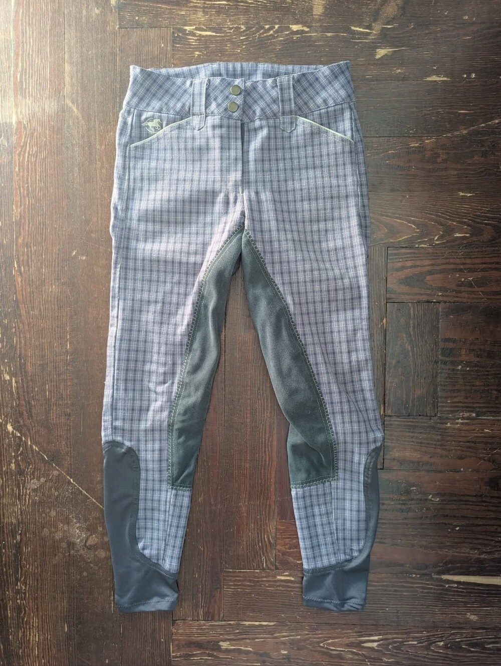 Smartpak Piper Lilac Plaid Full Seat Breeches